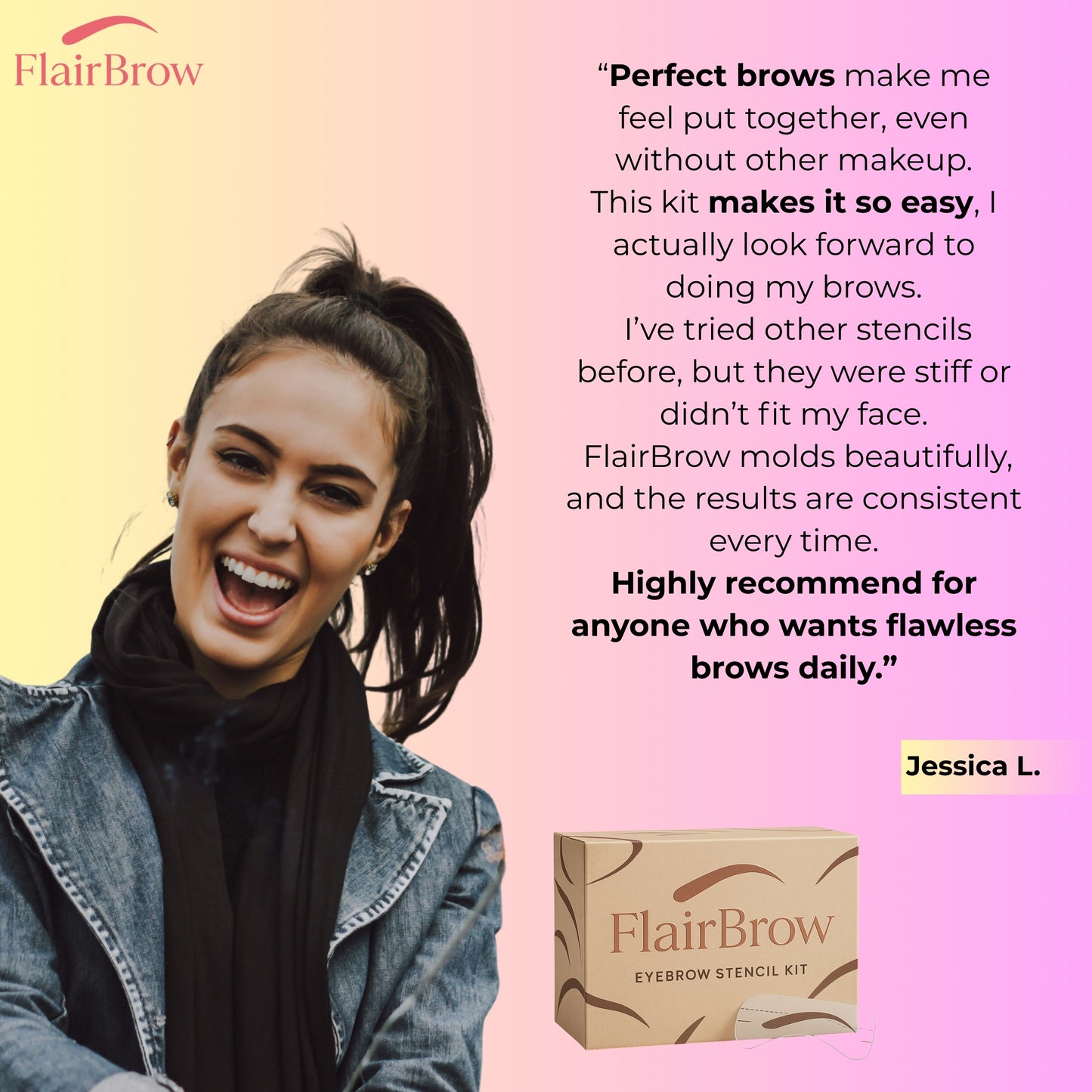 FlairBrow Stencil Kit