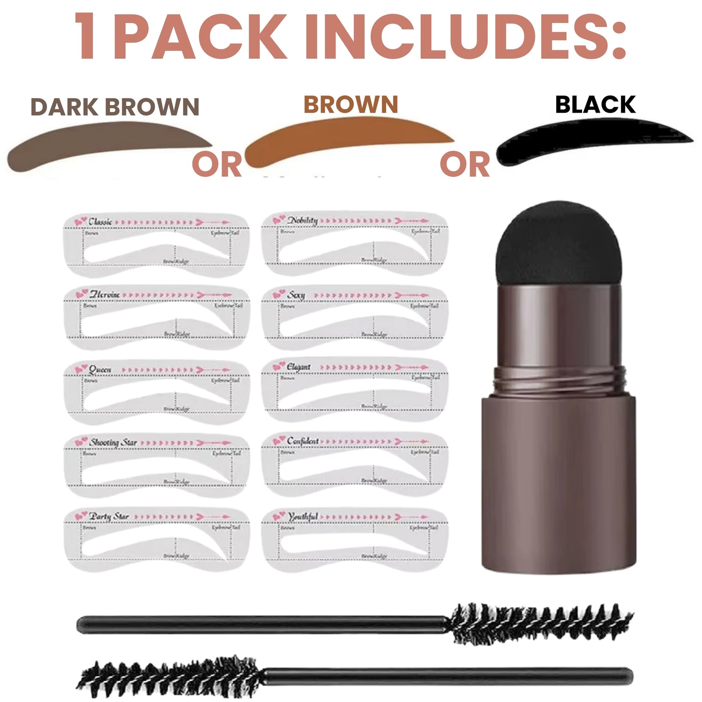FlairBrow Stencil Kit